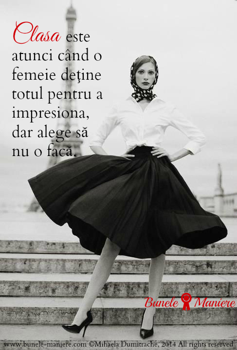 clasa si bunele maniere