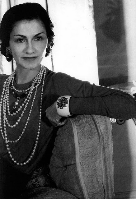 Coco Chanel - note the Verdura cuff, one of a pair.
