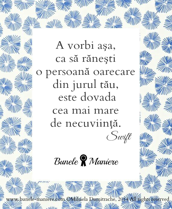 citat despre bune maniere