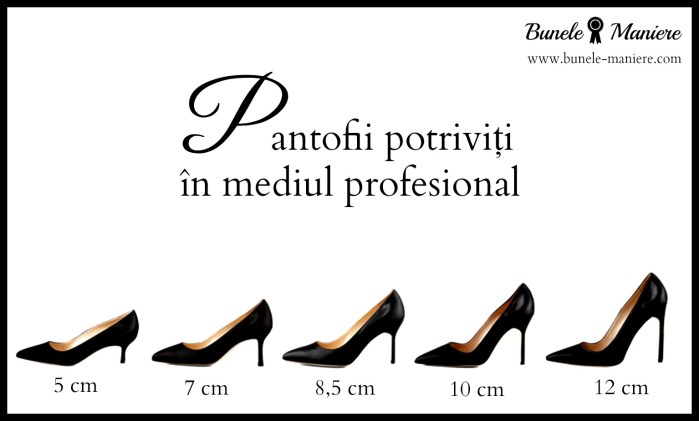 Pantofi recomandati in mediul profesional