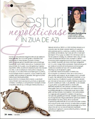 Gesturi nepoliticoase astazi